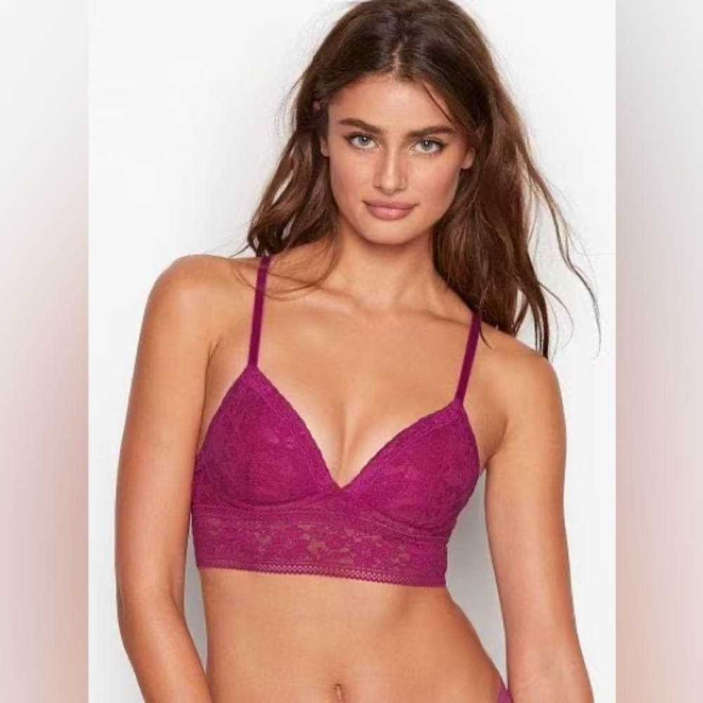 NWT Victoria Secret lace bralet Size M